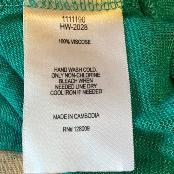 Shasa Teal Striped Women's Blouse - Picture 6 of 7